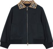 Burberry Kids Cotton Hayfield Harrington Jacket