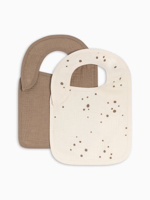 Organic Muslin 2-Pack Bibs (Baby)