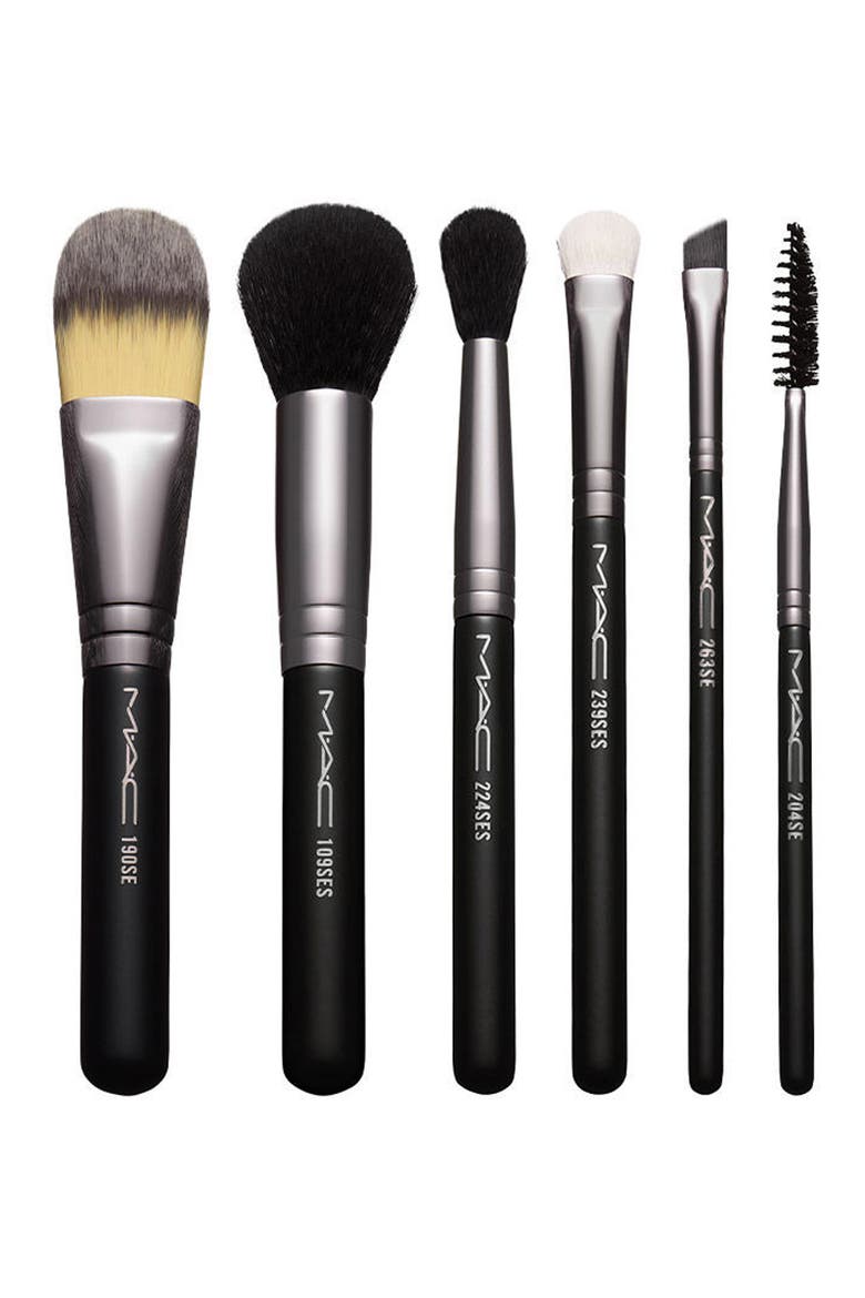 MAC Look in a Box Basic Travel Brush Kit (Nordstrom Exclusive), Main, color, NO COLOR