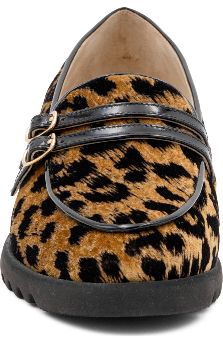 Amalfi by Rangoni Erik Wedge Sneaker, Alternate, color, Curry Dizy Black Vernice Trim