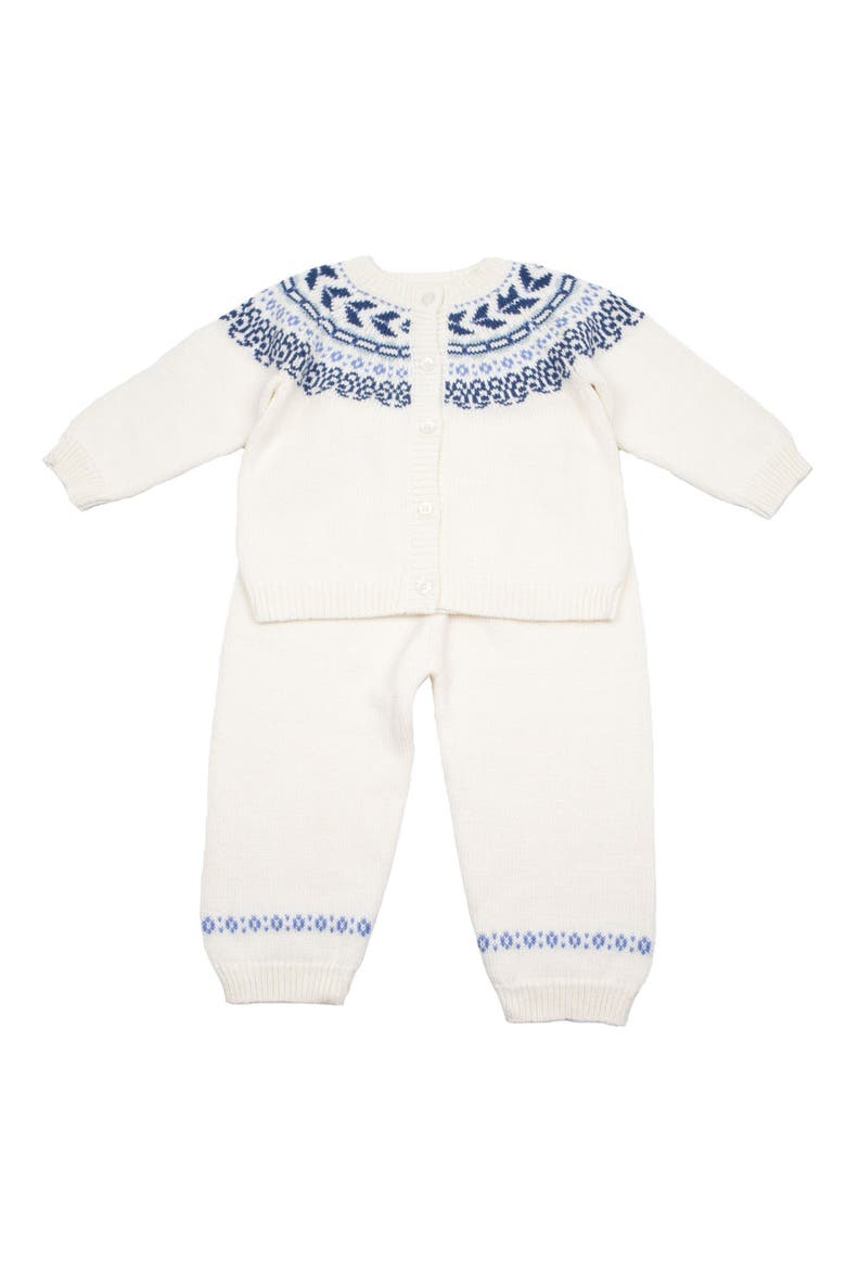 Fair Isle Pant Set for Infant, Main, color, Ivory Multi