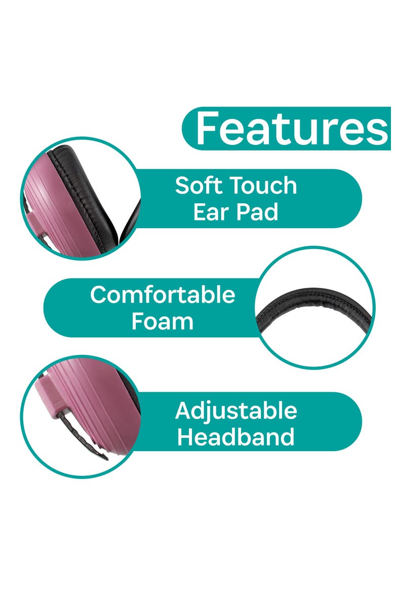Kids' WhispEars Ear Protection Headphones, Alternate, color, PINK