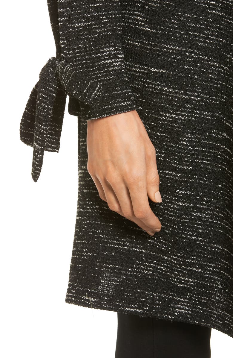 Pleione Tie Sleeve Long Cardigan, Alternate, color, 