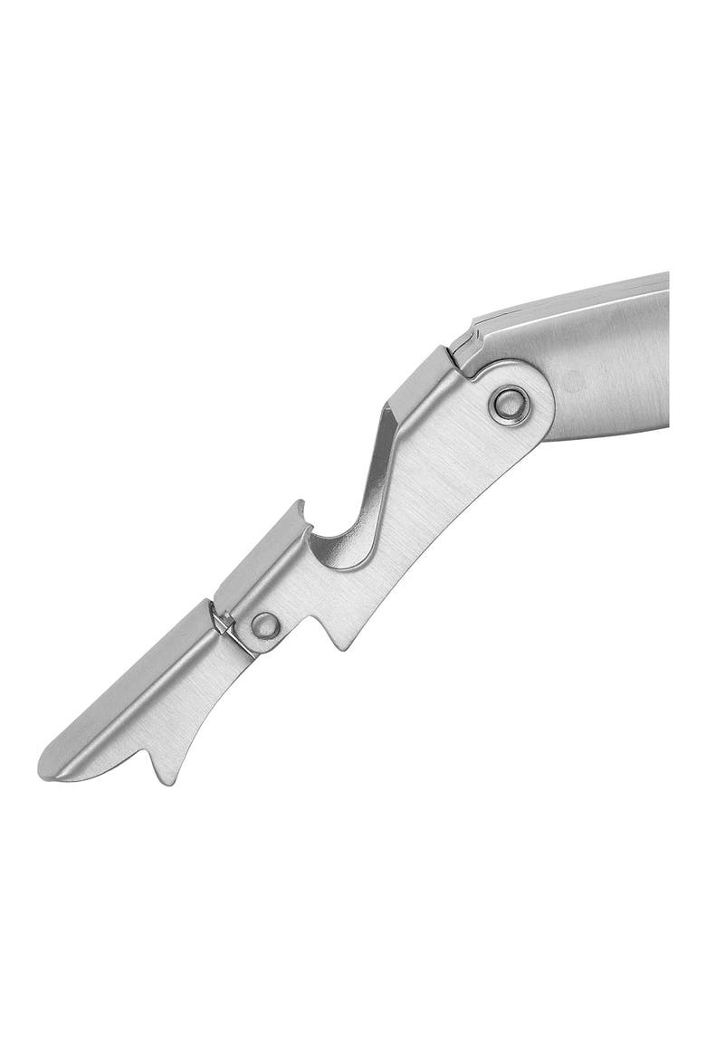 Sommelier Stainless Waiter's Knife Corkscrew, Alternate, color, STAINLESS STEEL