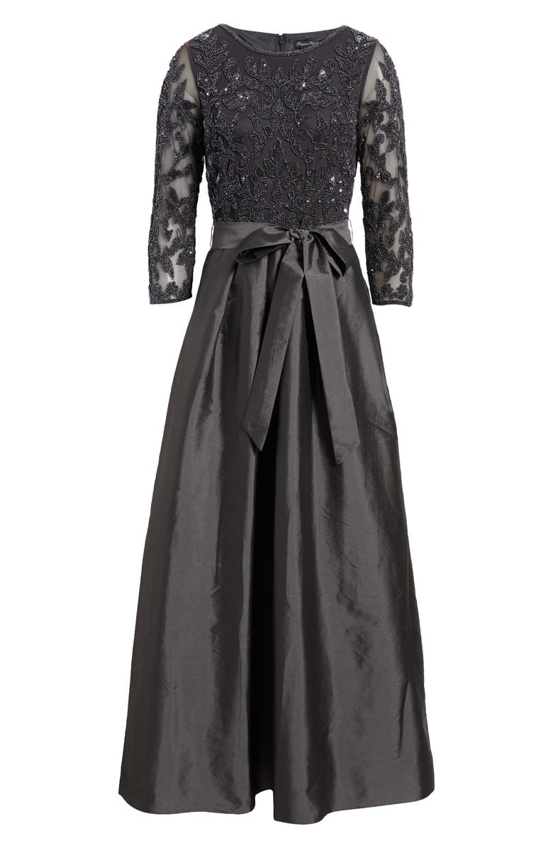 Pisarro Nights Sequin Bodice Gown, Alternate, color, Slate 421