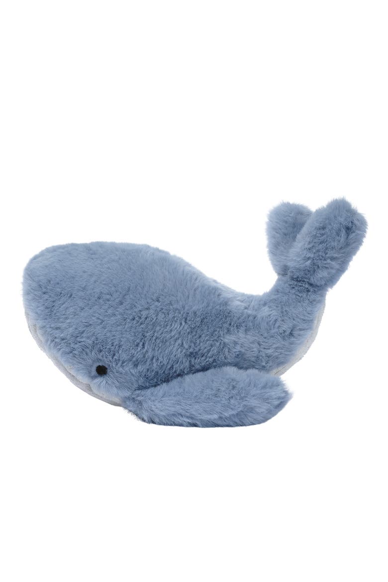 Bubbles & Squirt Soft Plush Whale Stuffed Animal Toy, Alternate, color, Blue