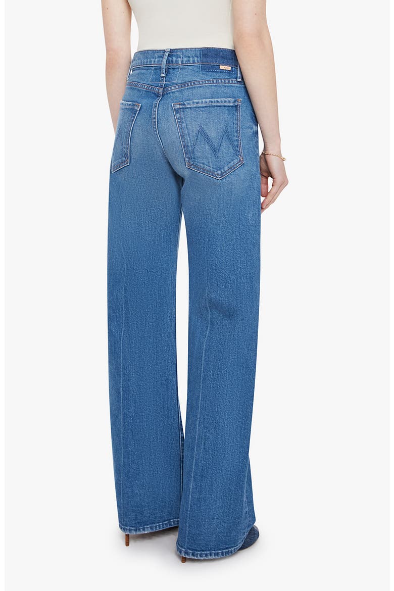 The Lasso Sneak Mid Rise Wide Leg Jeans, Alternate, color, GET TWO BIRDS STONED