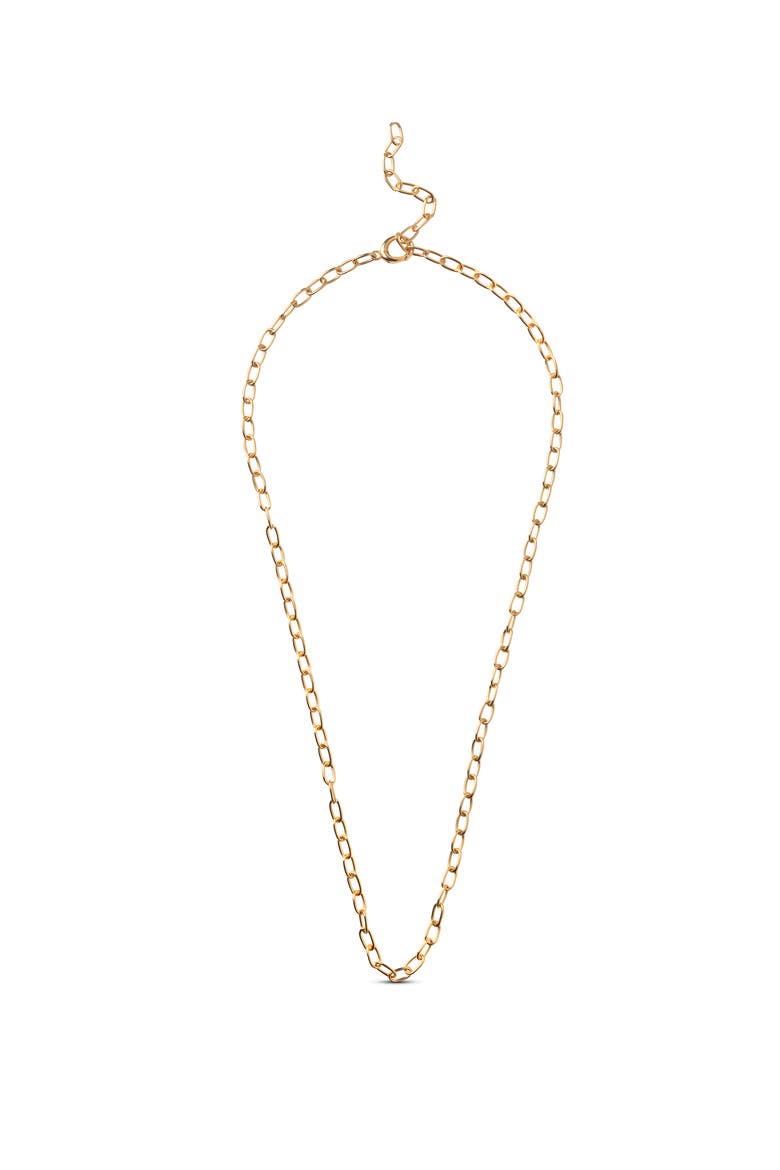 Medium Charm Necklace, Main, color, Gold