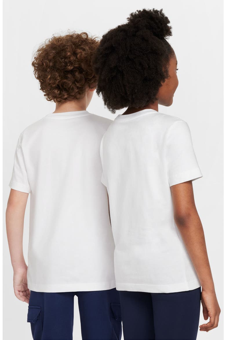 Kids' Sportswear Graphic T-Shirt, Alternate, color, 100 WHITE