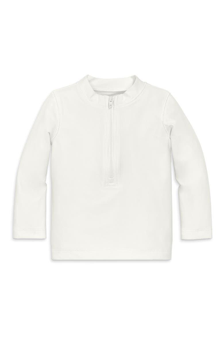 Long Sleeve Rashguard, Main, color, WHITE CLOUD
