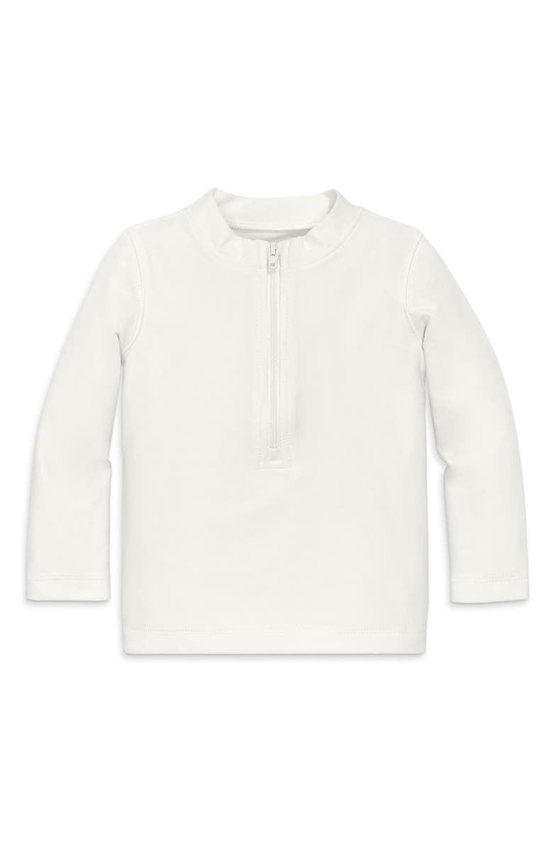 Primary Long Sleeve Rashguard, Main, color, White Cloud