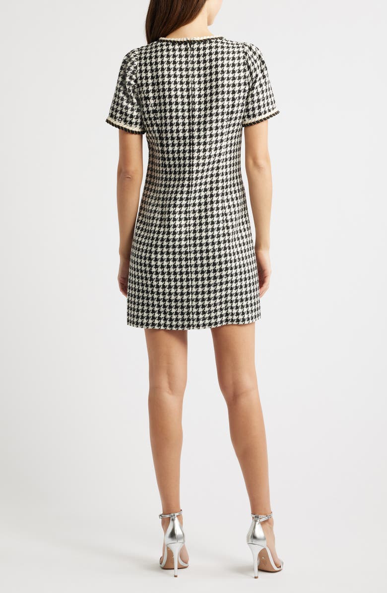 Lilly Pulitzer<sup>®</sup> Doriane Houndstooth Bouclé Shift Dress, Alternate, color, 