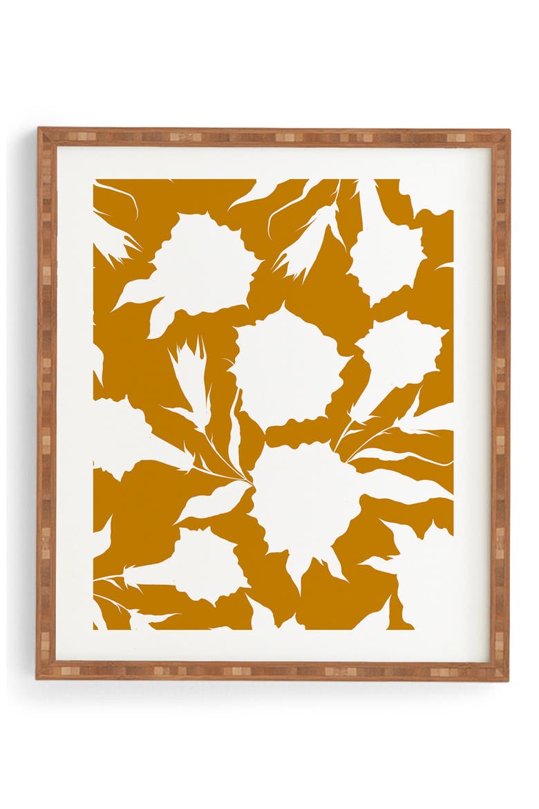 La Jardin Noir VI Framed Wall Art, Main, color, BROWN