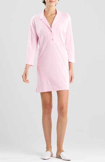 Shangri Embroidered Long Sleeve Sleep Shirt