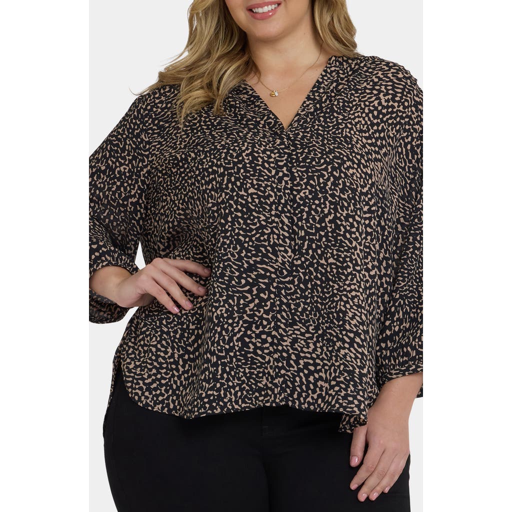 Nydj Pintuck Top In Gray