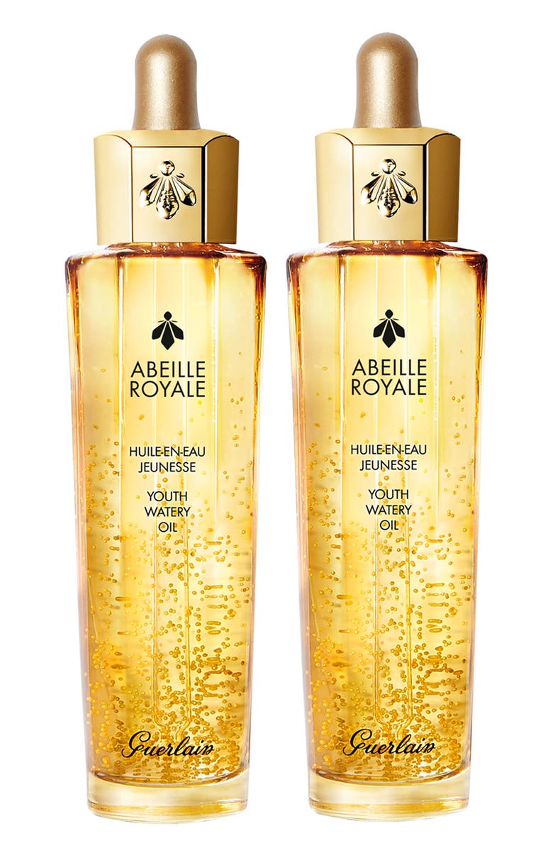 Guerlain Full Size Abeille Royale Anti-Aging Youth Watery Oil Duo, Main, color,