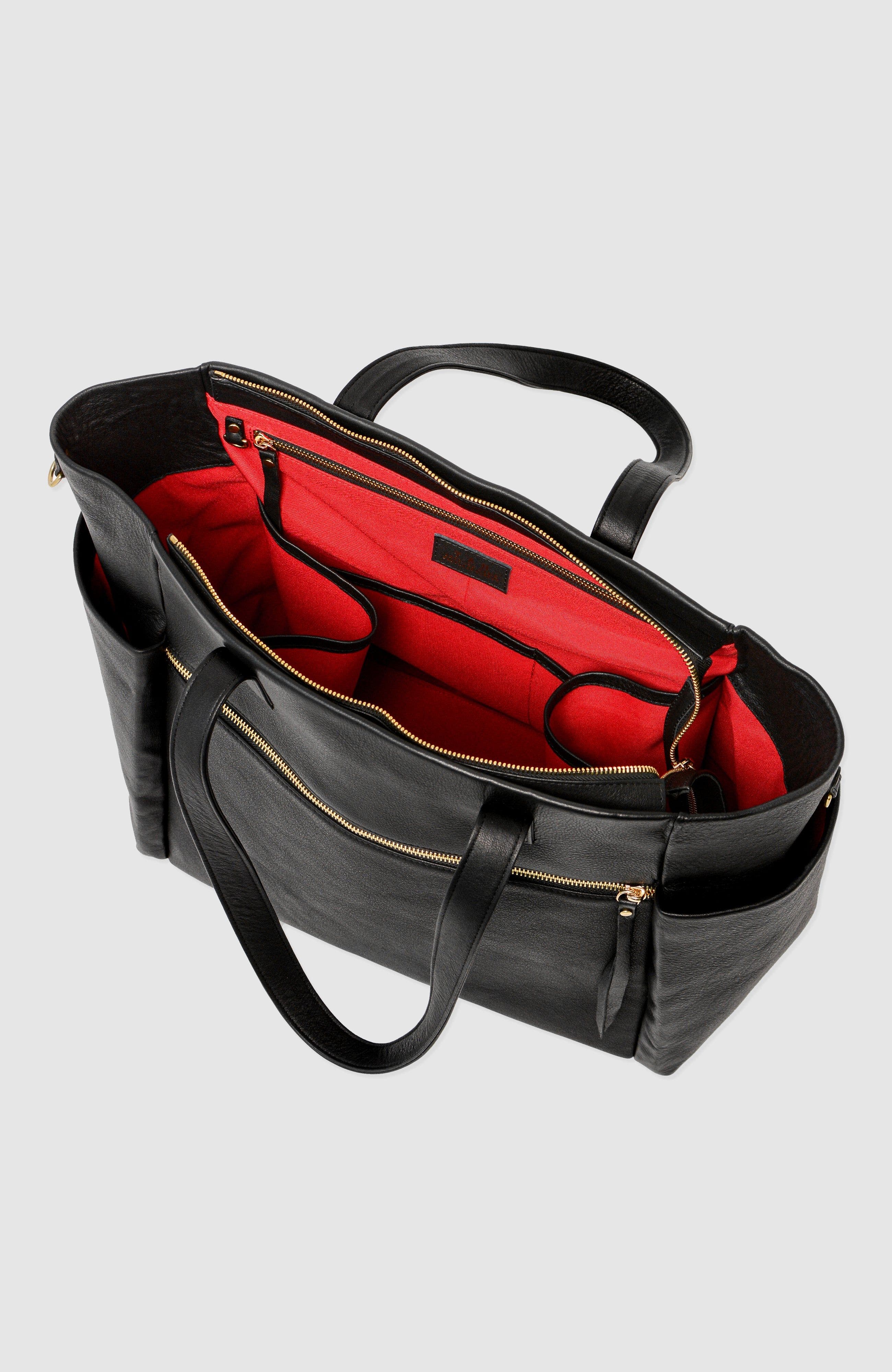 TAH Miranda Work Travler Tote, Alternate, color, Black