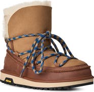 UGG® Classic Tread Leather Genuine Shearling Boot