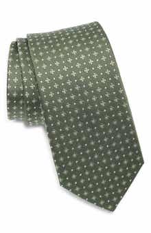 Duchamp Floral Neat Silk Tie