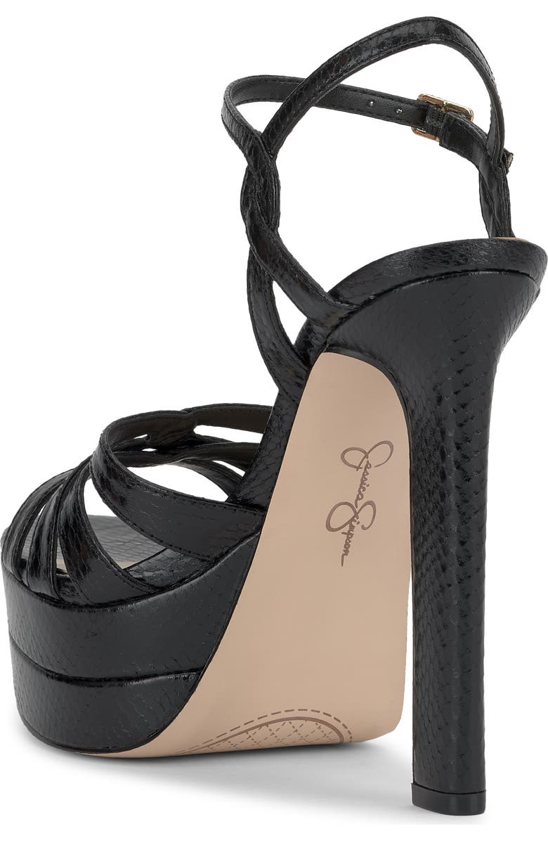 Jessica Simpson Itzari Ankle Strap Platform Sandal, Alternate, color, Black