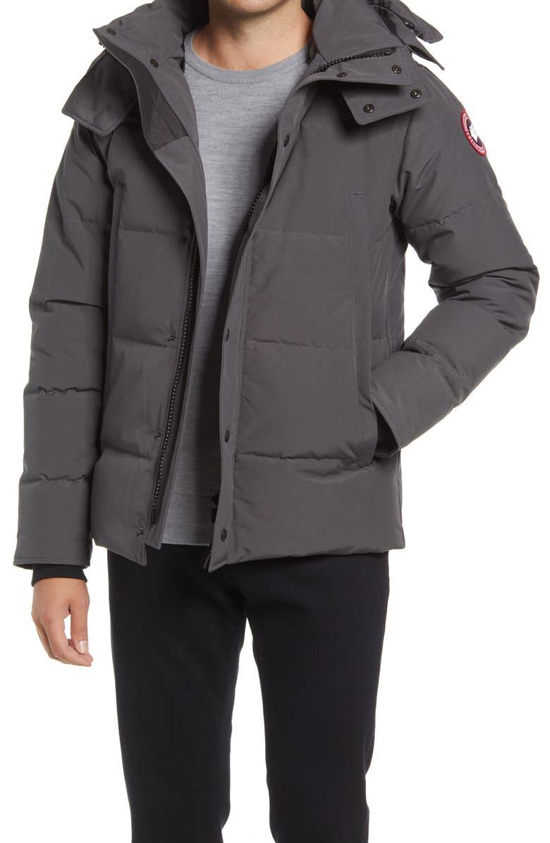 Canada Goose Men's Wyndham Fusion Fit 625 Fill Power Hooded Down Jacket, Main, color,