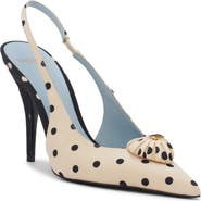 Valentino Coeur Royal Polka Dot Slingback Pump