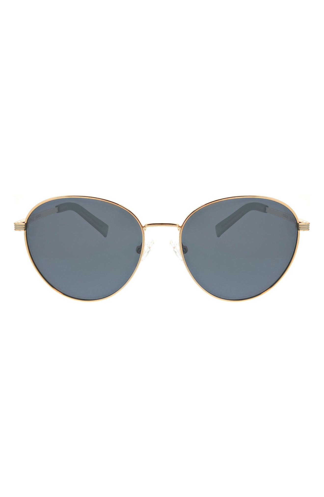 Hurley 59mm Polarized Round Sunglasses