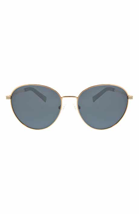 Hurley 59mm Polarized Round Sunglasses