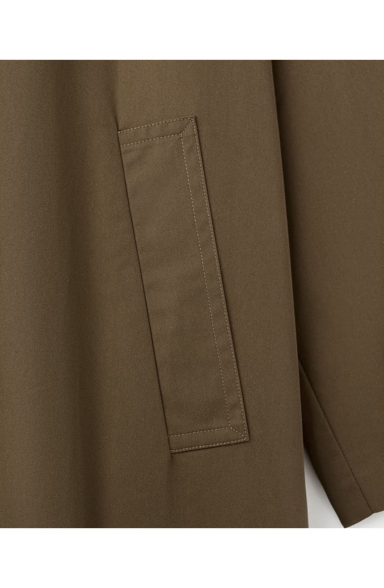 MANGO Selection Belted Cotton Blend Trench Coat, Alternate, color, Medium Brown