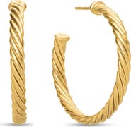 David Yurman Cable Loop Hoop Earrings