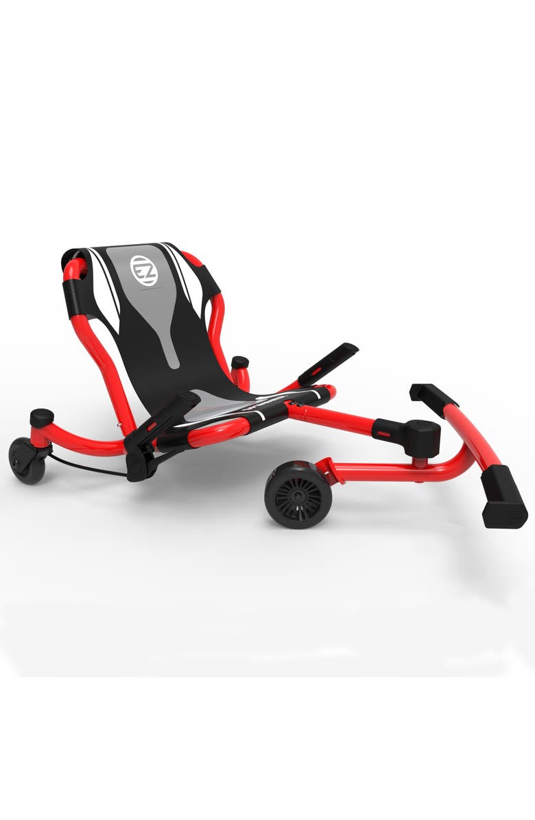 EzyRoller Spinner Bravo Ride on Scooter, Red, Main, color, Multicolored