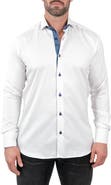 Maceoo Einstein Jacqcoquillage White Button-Up Shirt