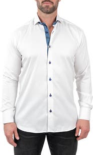 Maceoo Einstein Jacqcoquillage White Button-Up Shirt