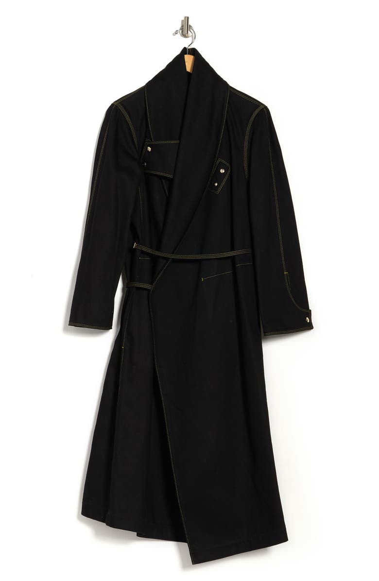 FERRAGAMO Salvatore Ferragamo Shawl Collar Tie Waist Coat, Alternate, color,