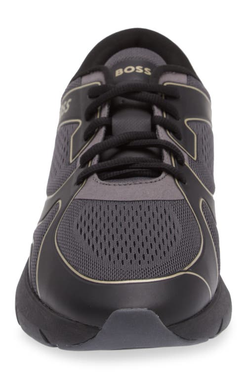 Hugo Boss Boss Owen Runn Empr Sneaker In Black