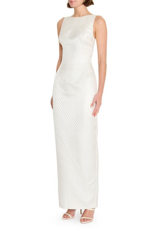 Amanda Uprichard Marbella Maxi Dress In Feather In White