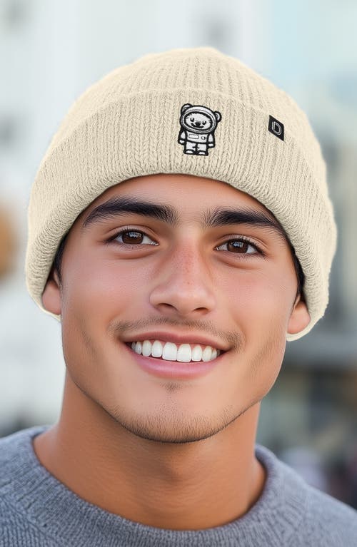 Dalix Ice Bear Beanie In Black