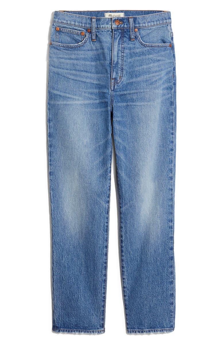 Madewell Classic High Waist Straight Leg Jeans, Alternate, color, 