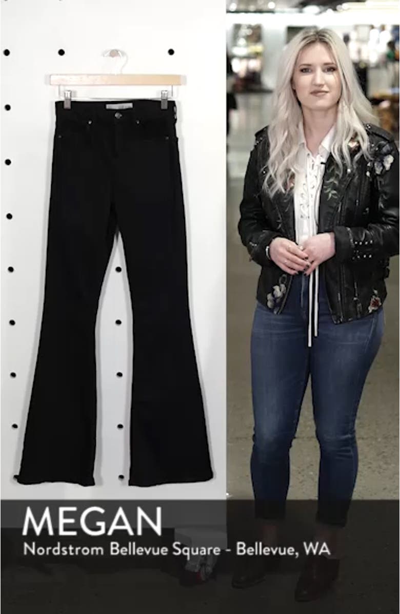 Jamie High Waist Flare Leg Jeans, sales video thumbnail