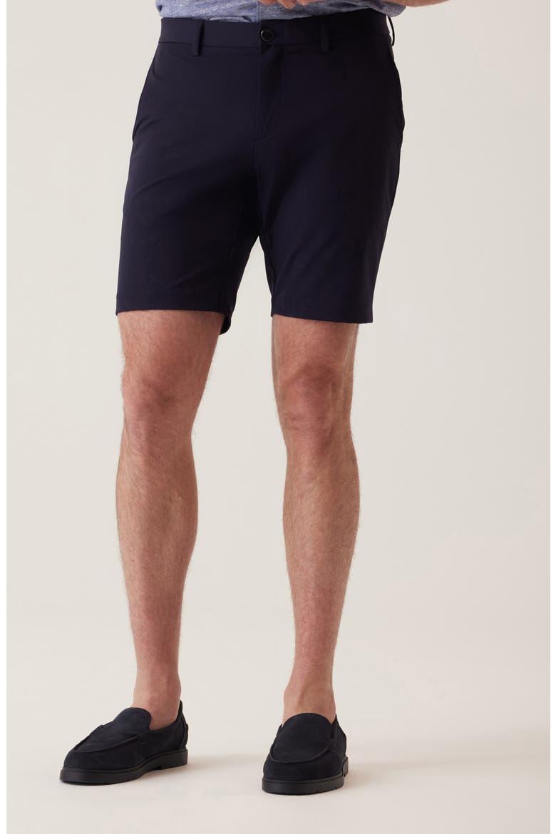 Oasis SST Techno Sateen Bermuda Shorts, Main, color, BLACK NAVY
