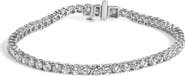 Haus of Brilliance IGI Certified 14K White Gold 6.0 Cttw Lab Grown Diamond Tennis Bracelet