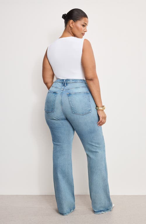 Good American Good Standard Bootcut Jeans In Indigo998 In Blue