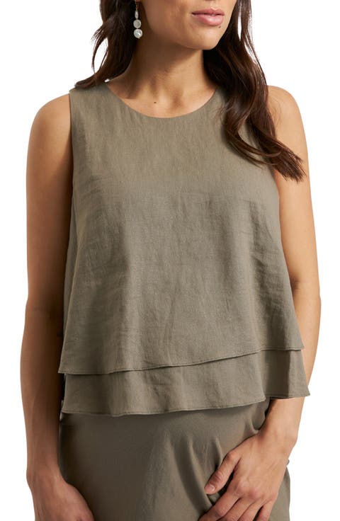 Peyton Linen Nursing Top