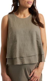 Ripe Maternity Peyton Linen Nursing Top