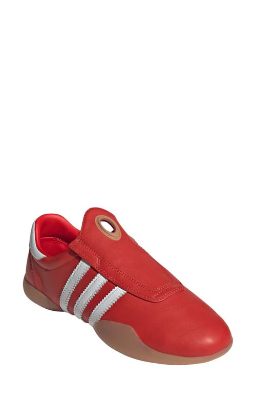 Shop Adidas Originals Adidas Taekwondo Mei Shoe In Red/white/gum