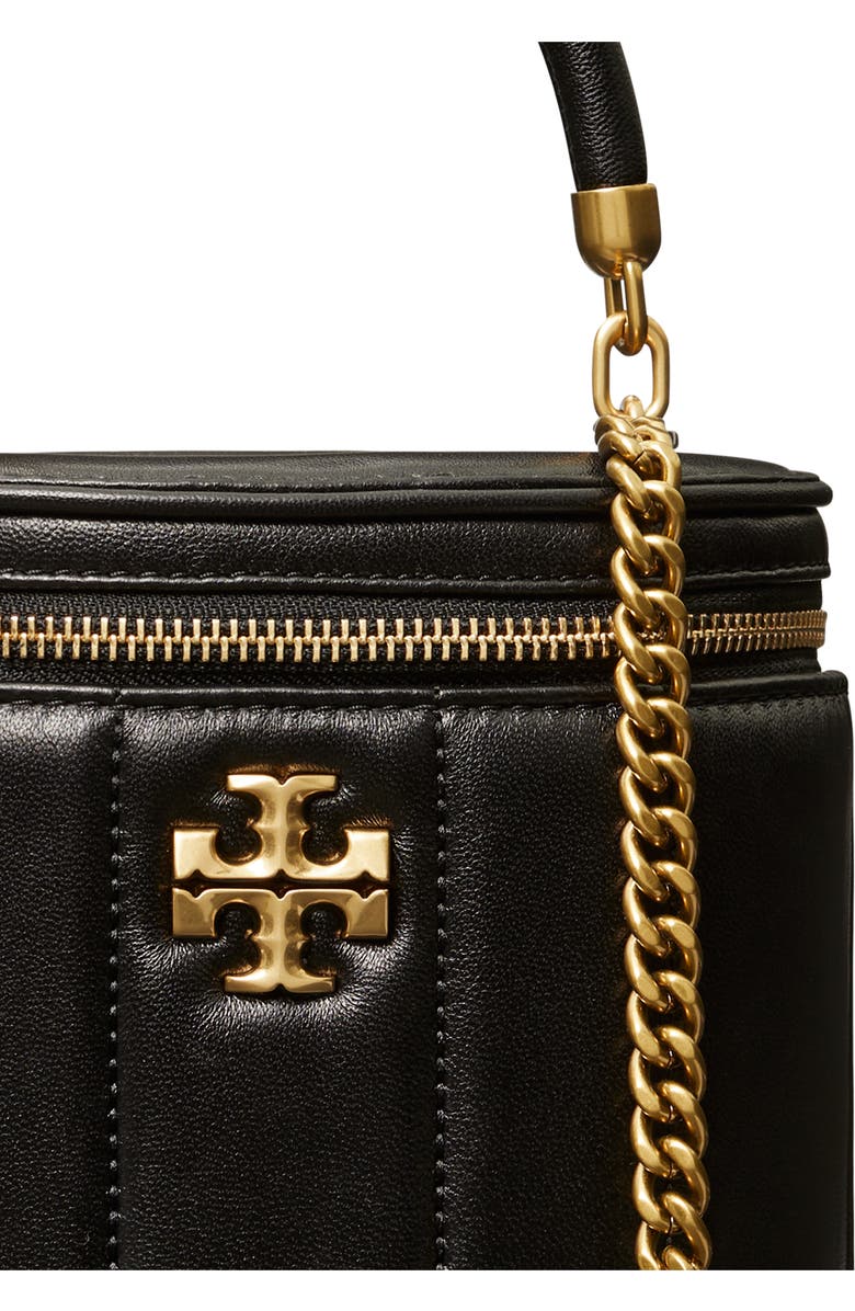 Tory Burch Kira Quilted Leather Vanity Case, Alternate, color,