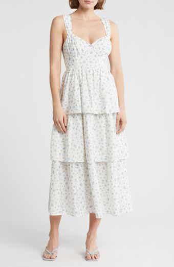Tiered Tie Strap Sundress