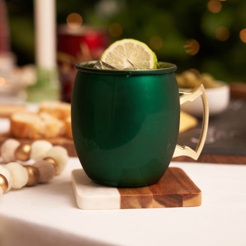 Twine Moscow Mule Mug In Emerald Green