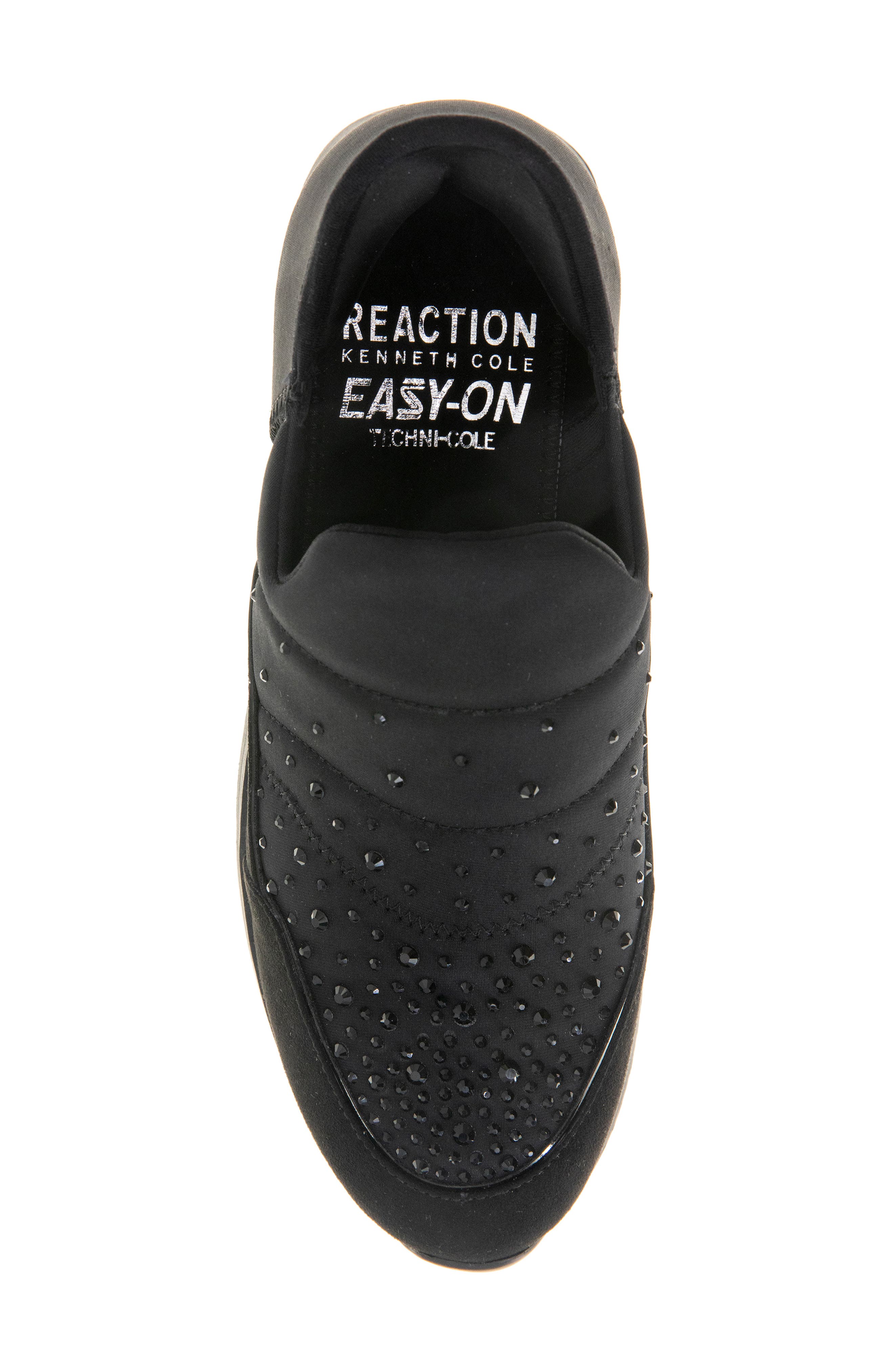 Cameron Rhinestone Sneaker, Alternate, color, BLACK NEOPRENE