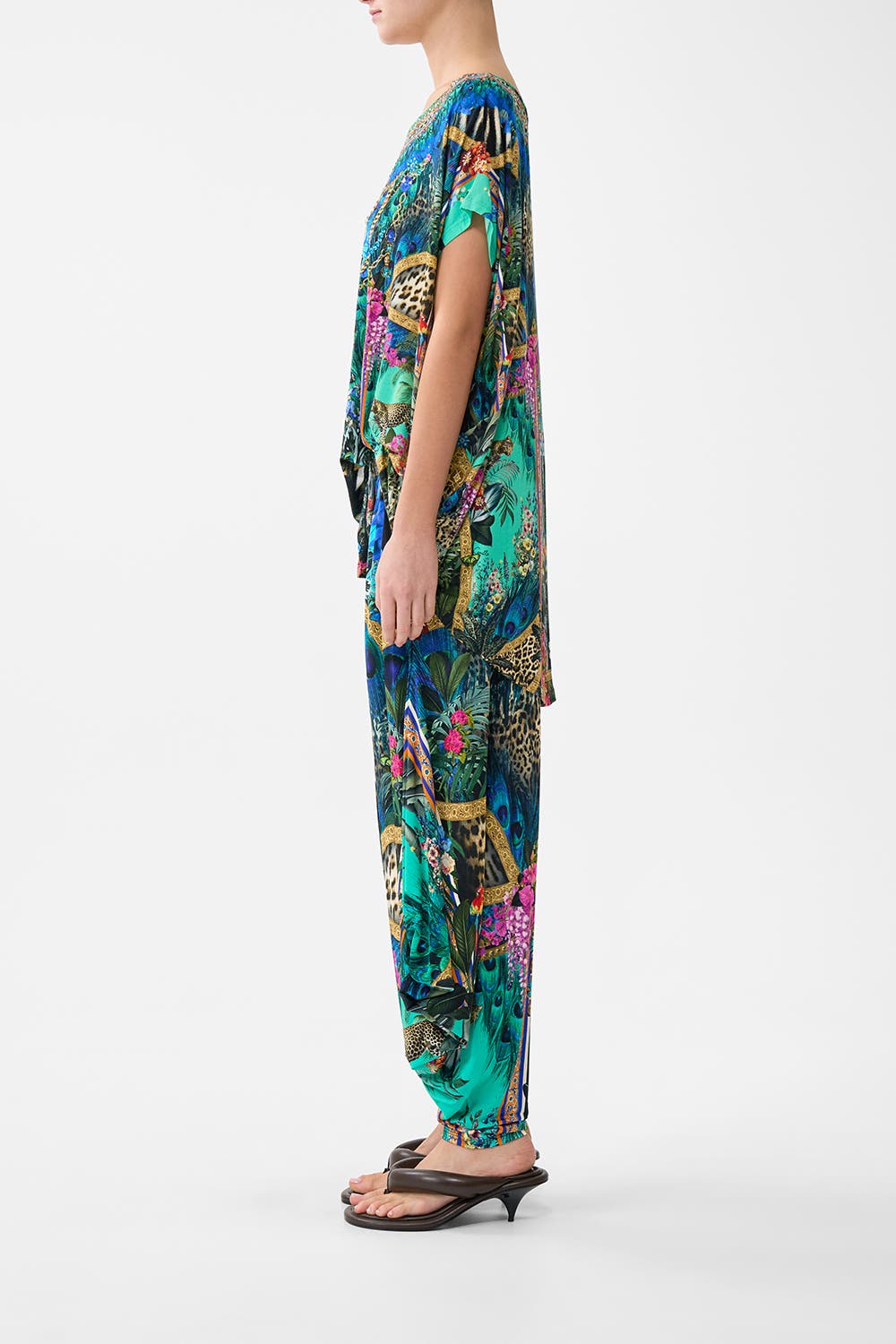 Jersey Drape Pant With Pocket - image 2